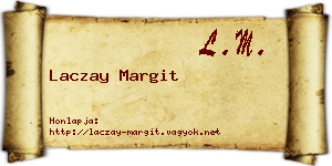 Laczay Margit névjegykártya
